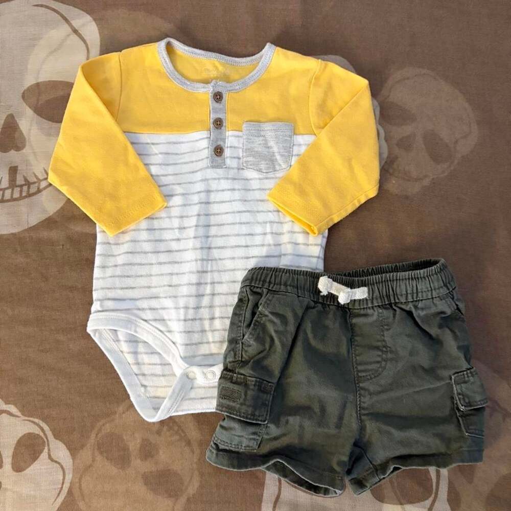 Old navy 2 piece colourblock henley